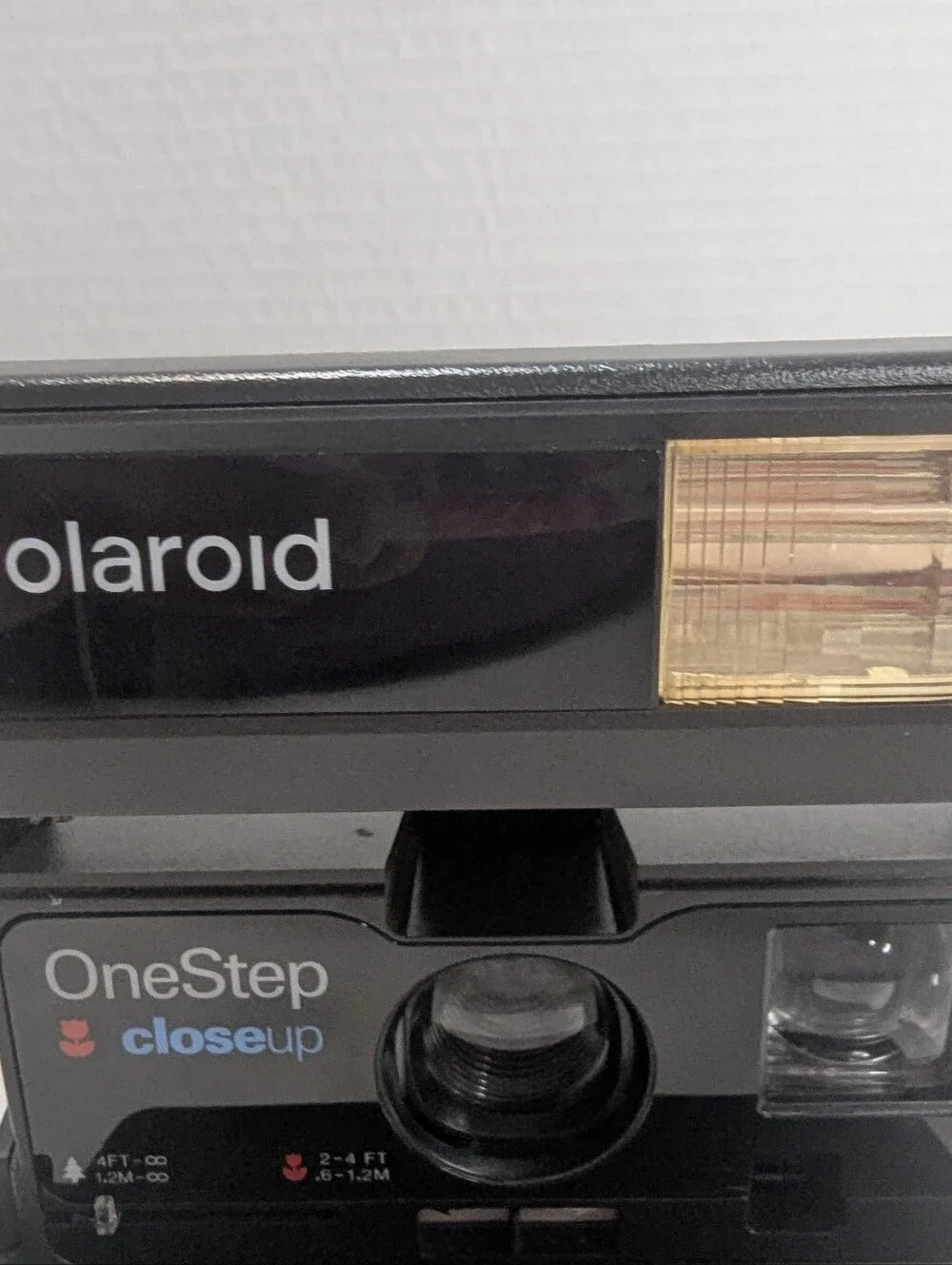 Polaroid OneStep CloseUp Instant Film Camera Black 600 Series Vintage Retro